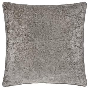 Paoletti Lustre Velvet 50cm x 50cm Filled Cushion Pewter