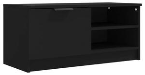 TV Cabinet Black 80x35x36.5 cm Engineered Wood