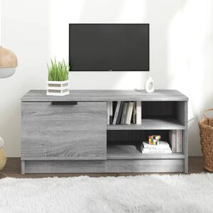 TV Cabinet Grey Sonoma 80x35x36.5 cm Engineered Wood