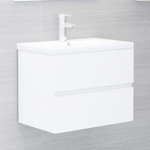 Sink Cabinet White 60x38.5x45 cm Engineered Wood