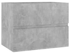 Sink Cabinet Concrete Grey 60x38.5x45 cm Engineered Wood