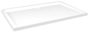 Rectangular ABS Shower Base Tray White 80x120 cm