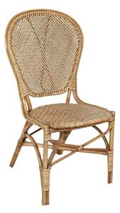 Chair Romimex Natural Rattan 52 x 103 x 57 cm