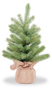 Downswept Douglas Realistic Artificial 2ft Christmas Tree In Burlap