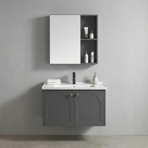 Bathroom furniture set with washbasin Denver 60cm Grey
