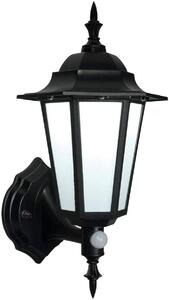 Saxby Evesham 54555 LED PIR Wall Lantern In Black IP44