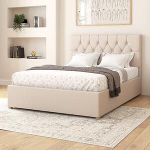 Olivier Eire Linen Adjustable Bed Off-White