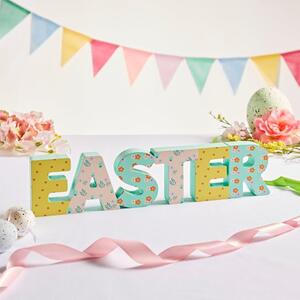 Wooden Easter Letters Decoration