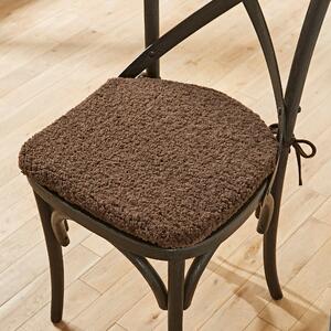 Borg D Shaped Brown Seat Pad Brown