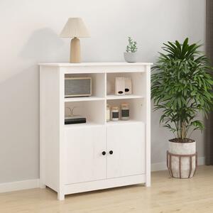 Sideboard White 83x41.5x100 cm Solid Wood Pine
