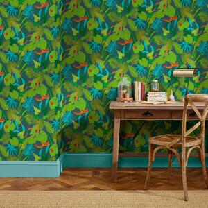 Explore the Jungle Wallpaper Green