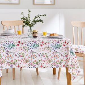 Watercolour Floral Tablecloth MultiColoured