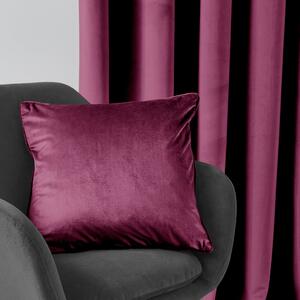 Recycled Velour Cushion Magenta