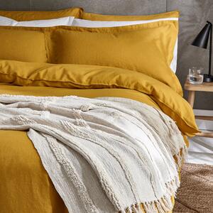 Cotton Linen Oxford Pillowcase Sunshine (Yellow)