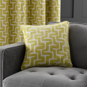 Sonora Chartreuse Cushion Yellow/White