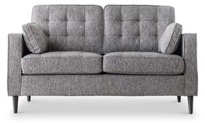 Blake Grey Textured Fabric 2 Seater Sofa for Living Room | Roseland