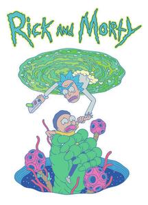 Art Poster Rick and Morty - Save me, (26.7 x 40 cm)