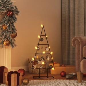 Metal Christmas Tree for Decoration Black 60 cm