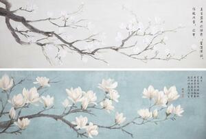 Painting DKD Home Decor 150 x 3,7 x 50 cm Japanese Oriental (2 Units)
