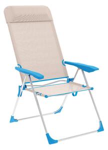 Folding Chair Marbueno Blue Beige 69 x 109 x 58 cm