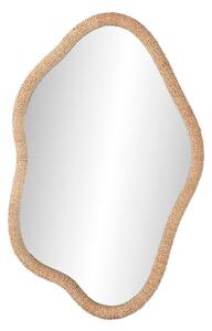 Wall mirror Home ESPRIT Natural Crystal Rattan Scandi 63,5 x 4,5 x 101 cm