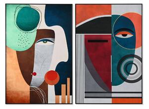Painting Home ESPRIT Abstract Modern 80 x 3,5 x 120 cm (2 Units)