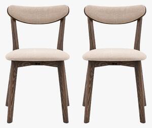 Modaro Dining Chair in Smoked, Set of 2