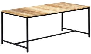 Dining Table 180x90x75 cm Solid Rough Mango Wood