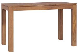 Dining Table Solid Teak Wood with Natural Finish 120x60x76 cm