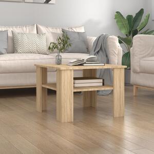 Coffee Table Sonoma Oak 60x60x42 cm Engineered Wood