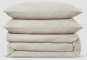 Oatmeal Linen Blend Duvet Set | Single | Piglet in Bed