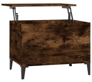 Coffee Table Smoked Oak 60x44.5x45 cm Engineered Wood