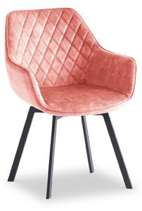 Wilton Velvet Quilted Back Swivel Dining Chair | Roseland