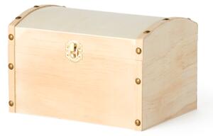 Treasure box | Plywood/pinewood. 22.5 x 14.5 x 15.5 cm. | Søstrene Grene