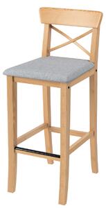 Cover for Ingolf bar chair with upholstered seat