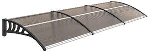 Outsunny Front Door Canopy, Outdoor Awning, Rain Shelter, 303 x 96cm , Brown