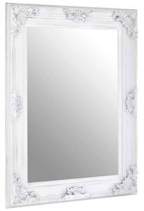 Barstik Rectangular Baroque Wall Mirror - Antique White