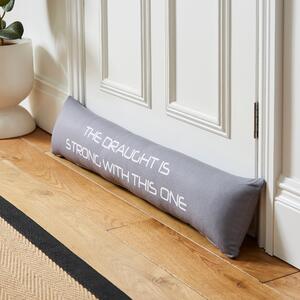 The Draught Is Strong With This One Star Wars Draught Excluder White and Grey
