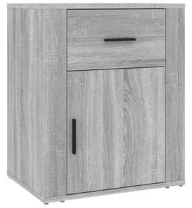 Bedside Cabinet Grey Sonoma 50x36x60 cm Engineered Wood