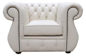 Chesterfield Original Club Chair Shelly Almond Real Leather In Kimberley Style