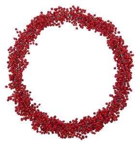 House Doctor Winther wreath Ø30 cm Red