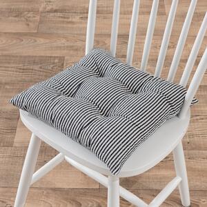 Sculpted Stripe Seat Pad Navy