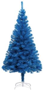 Artificial Christmas Tree with Stand Blue 150 cm PVC