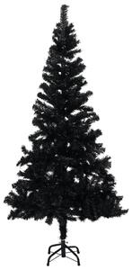 Artificial Christmas Tree with Stand Black 150 cm PVC