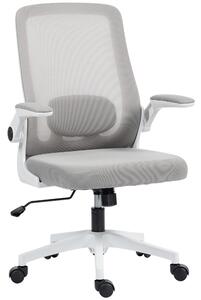 HOMCOM Mesh Back Adjustable Office Chair - Grey