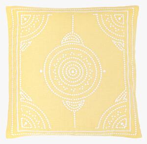 Batik Cushion Cover in Lemon