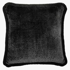 Lavish Cushion Cover in Black