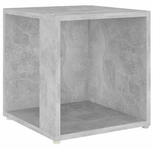 Side Table Concrete Grey 33x33x34.5 cm Engineered Wood
