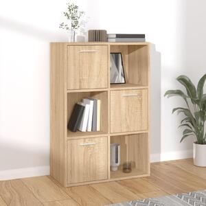 Storage Cabinet Sonoma Oak 60x29.5x90 cm Engineered Wood