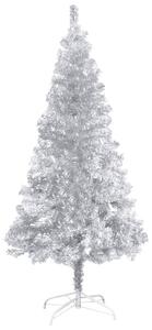 Artificial Christmas Tree with Stand Silver 150 cm PET